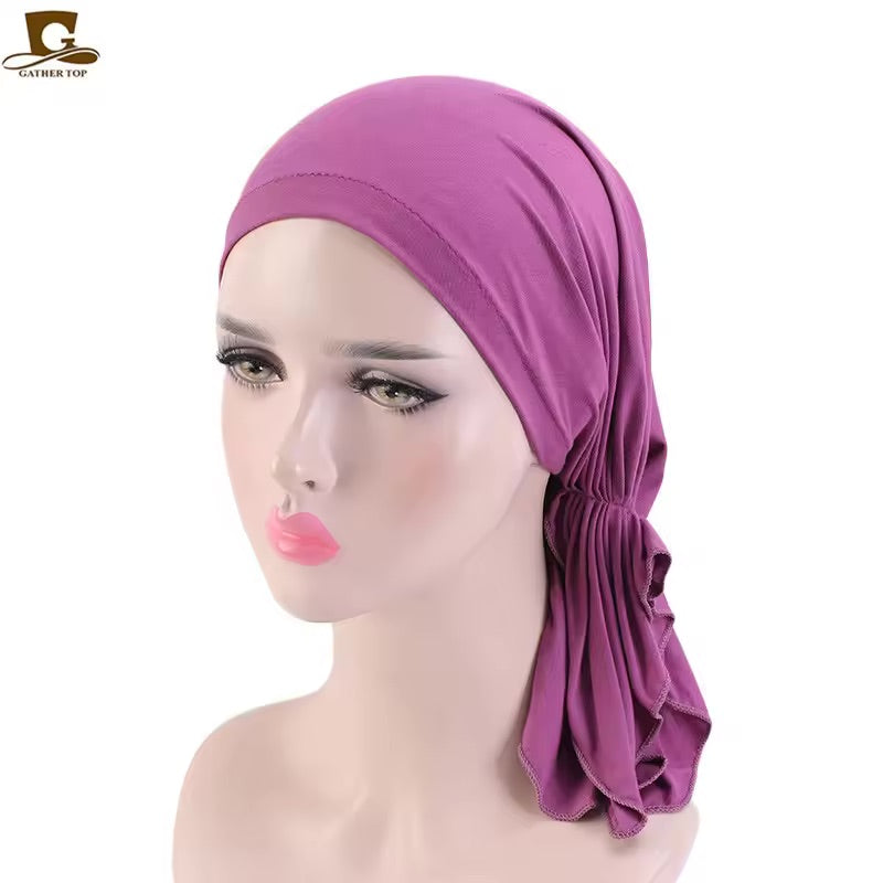 Flowing Grace Pre-tied Turban
